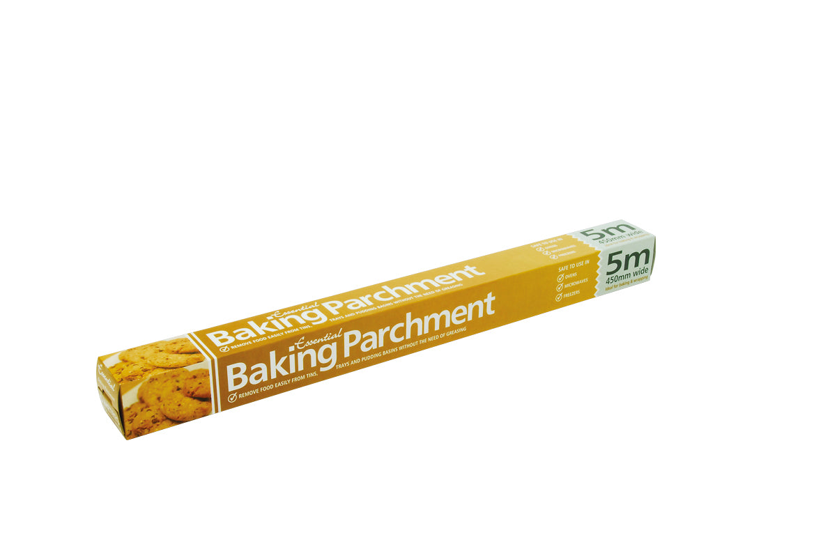 Essentials 450mm x 5m Baking Parchment Boxed - Pkd 12's