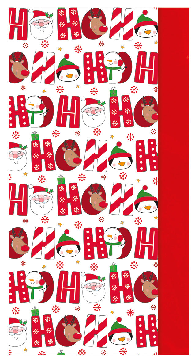 8 Sheets Ho Ho Ho Tissue Paper Hang Pack (12)