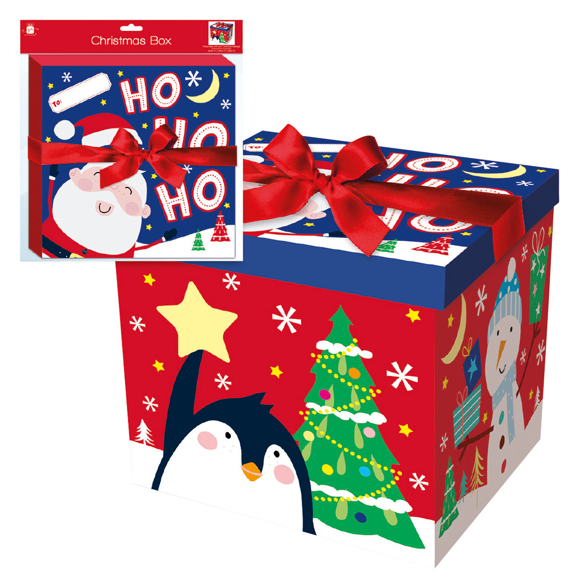 Cute Christmas Gift Box 27cm x 27cm x 40cm (12)