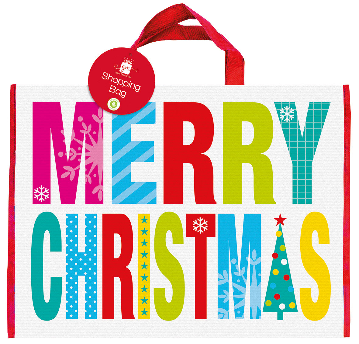 Merry Christmas Non Woven Shopping Bag 40cm x 30cm (12)