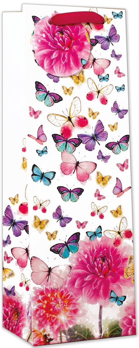 Bottle Bag - Butterflies - Pkd 6's